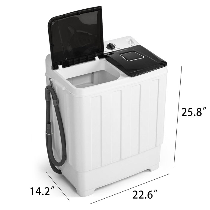Homdox 4.1 Cubic Feet cu. ft. High Efficiency Portable Washer & Dryer